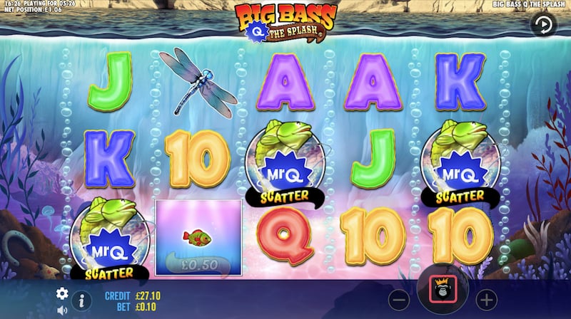 Big Bass Q The Splash slot game exclusive games big bass exclusive slot MrQ online casino real money bets high rtp games exclusive fishing games exclusive bets