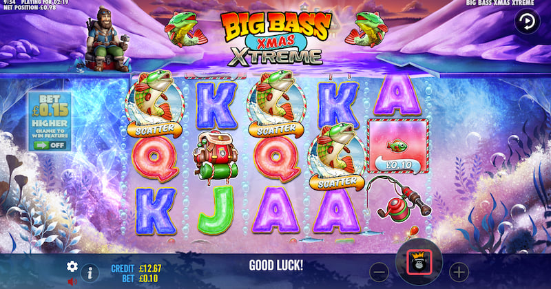 Big Bass Xmas Xtreme slot game Pragmatic Play Big Bass slot series Christmas slot machines 2024 Christmas Fishing Games fishing reels scatter symbols