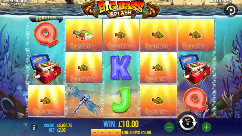 Big Bass Splash slot screenshot