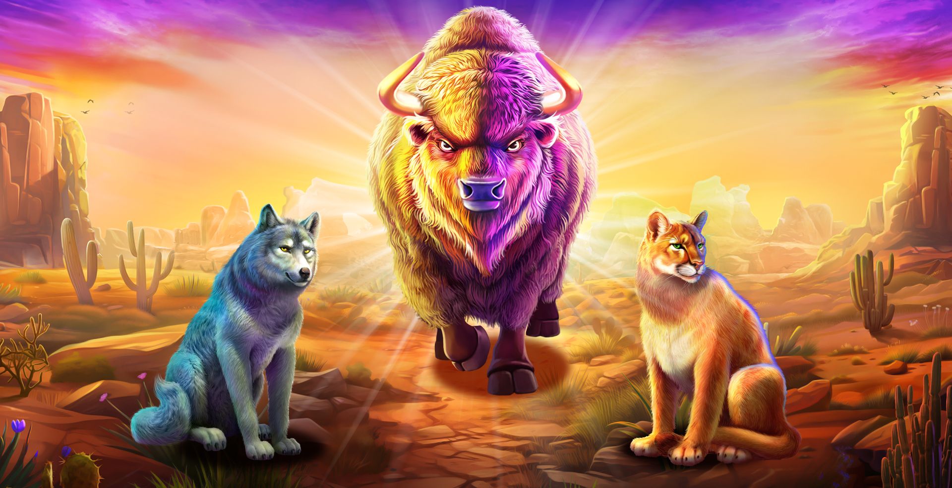 Buffalo King Untamed Megaways online slot game casino Pragmatic Play