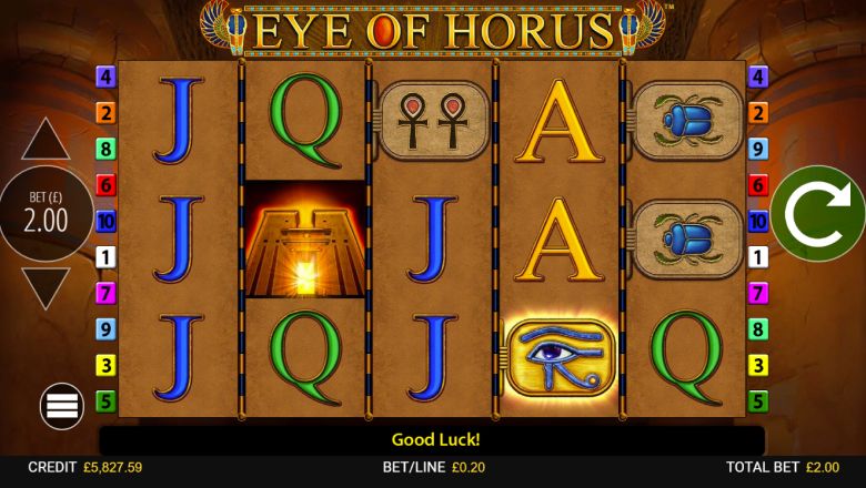 Eye of Horus slot screenshot