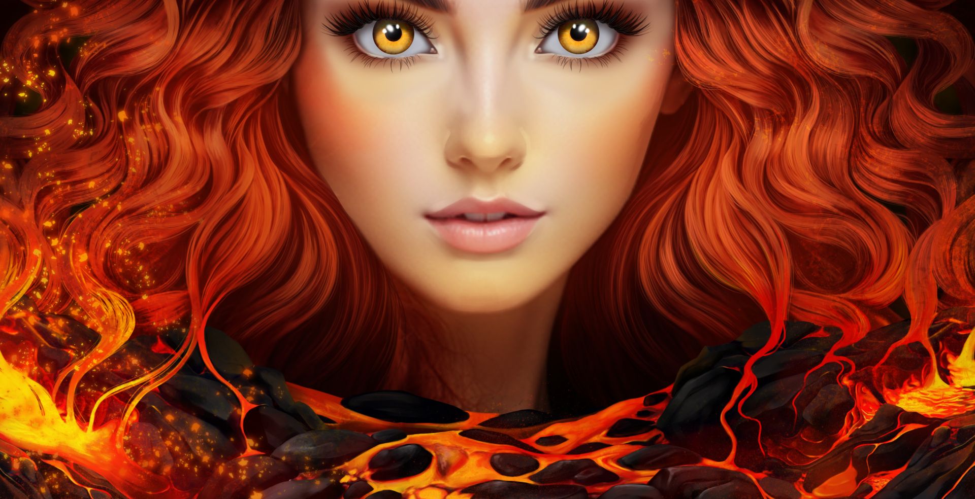 Hot to Burn 7 Deadly Free Spins slot game MRQ online casino redhead ginger woman fruit machine brave