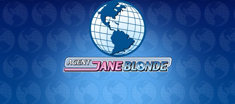 agent jane blonde slot game female spy target bullseye pastel colours mrq online casino real money bets animated map globe