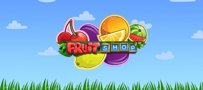 Fruit Shop slot game fruit shack watermelon cherries orange market stall mrq online casino mobile real money bets lemon blue sky