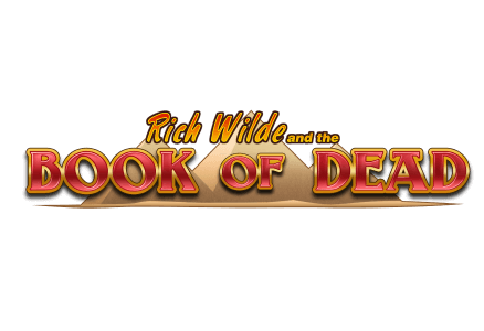 Book of Dead sot game Book of Slots series Rich Wilde and the Book of Dead MrQ online casino real money bets explorer games adventure gaming pyramid logo