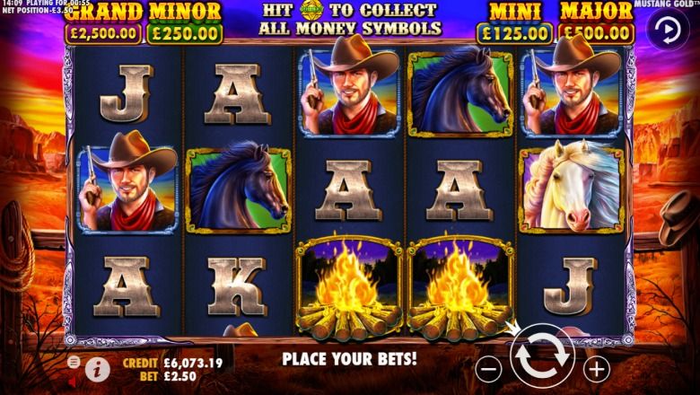 Mustang Gold slot screenshot