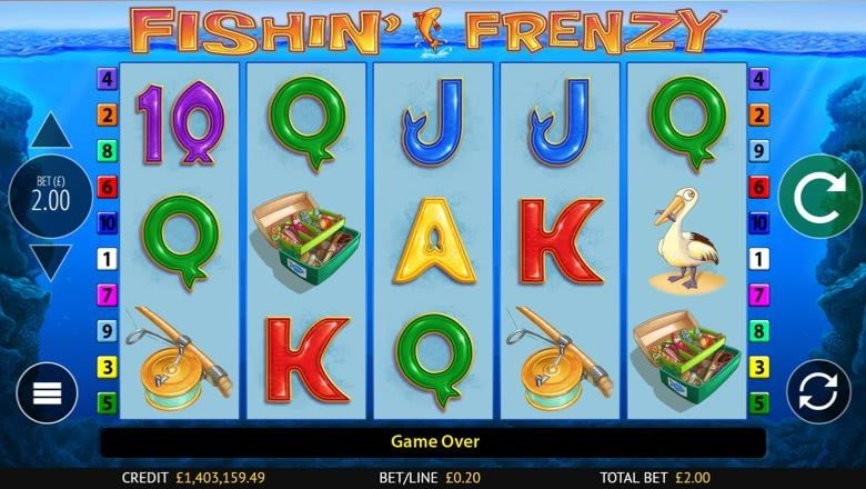 Fishin Frenzy slot screenshot