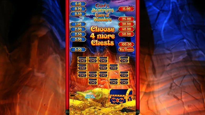 Genie Jackpots Cave of Wonder slot screenshot